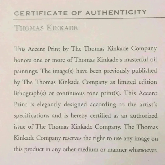 Thomas Kinkade Lion King 16x31 Canvas - Picture 5 of 10